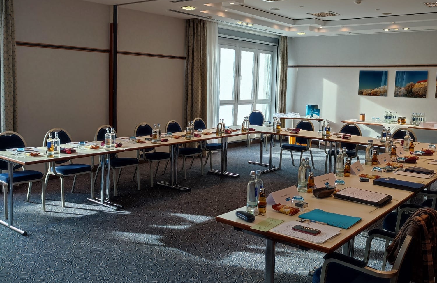 unser Konferenzraum Wettin im Dorint Charlottenhof Halle