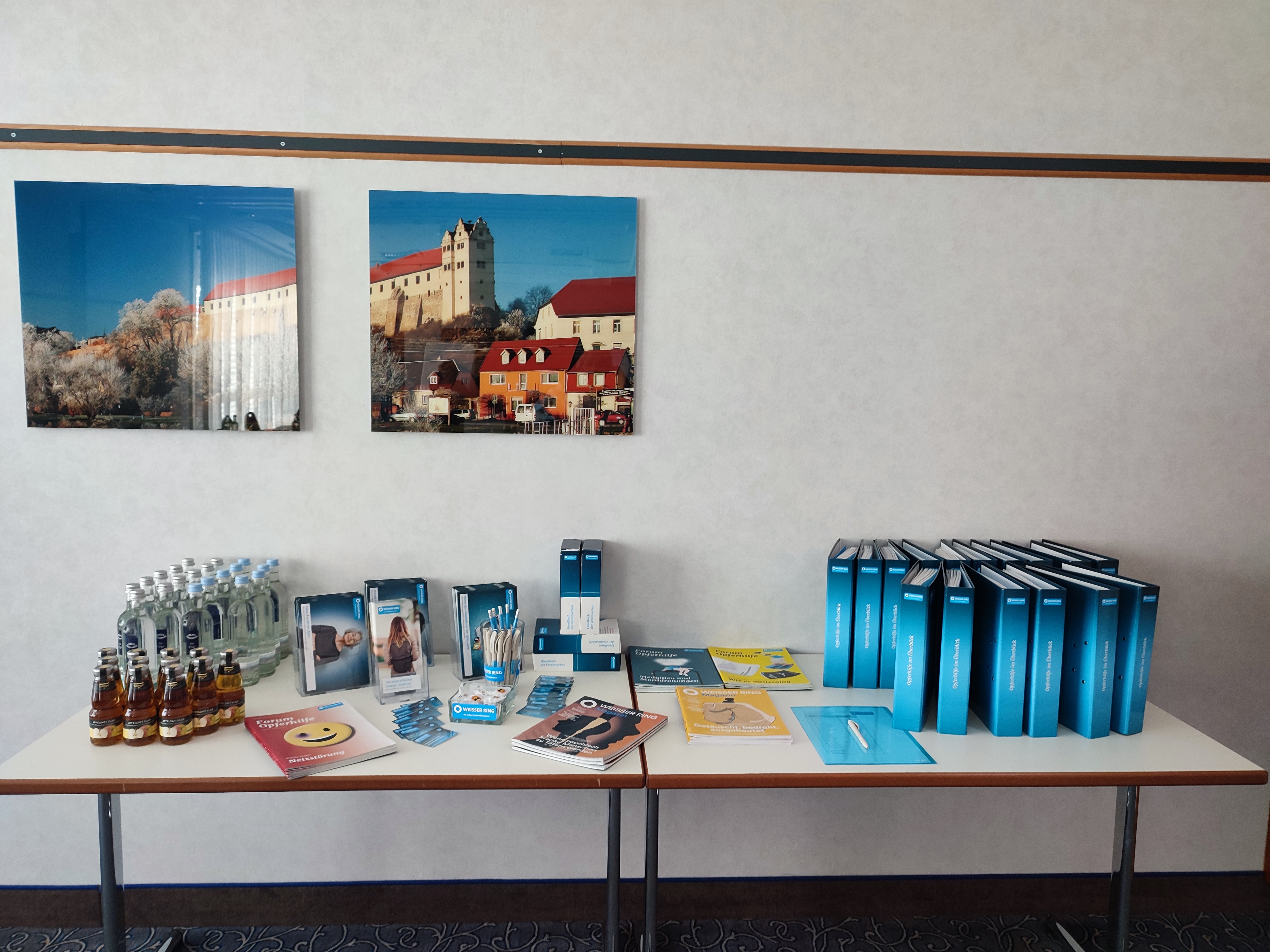 Infomaterial für die Teilnehmer