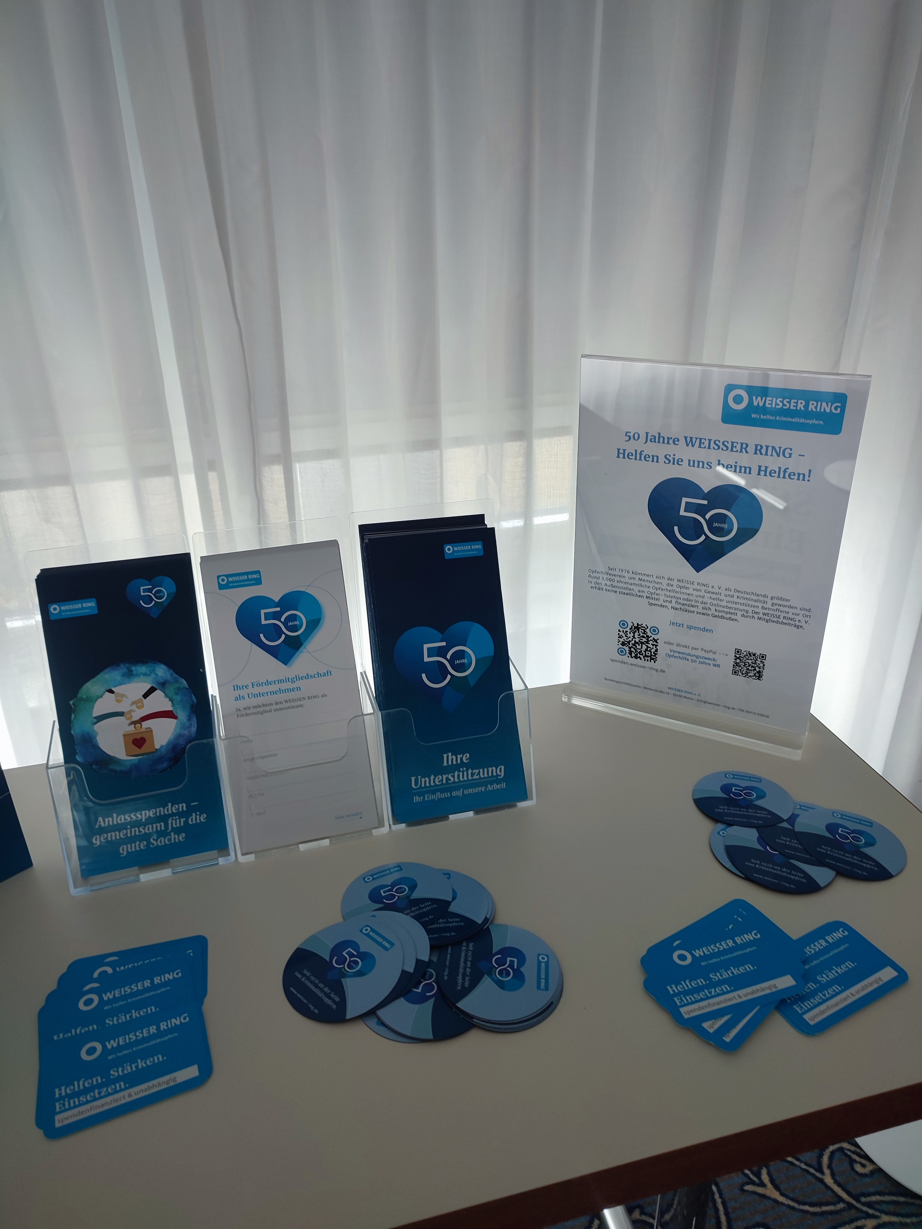 Flyer 50 Jahre WEISSER RING